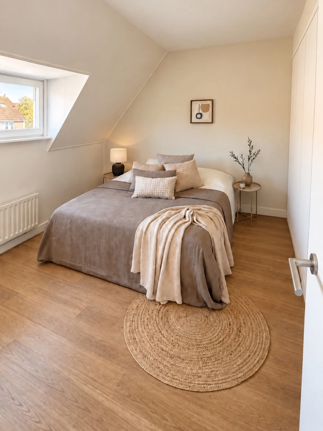 Slaapkamer onder de kap